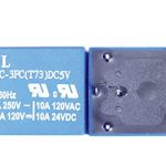 5V 7A 5Pin High Power Relay SPDT PCB Mount (pack of 10)