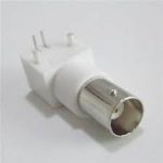 BNC connector Socket, horizontal mount 5 pc(s)